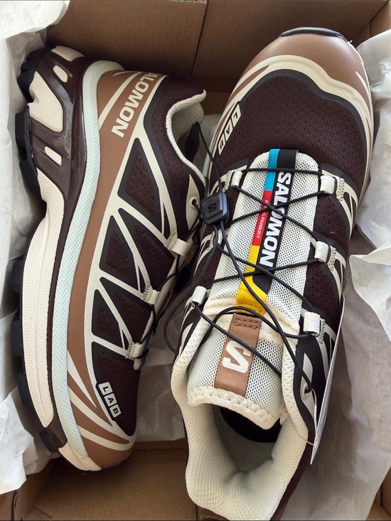 Salomon Shoes - SALOMON XT-6 black coffee burro bitter chocolate
